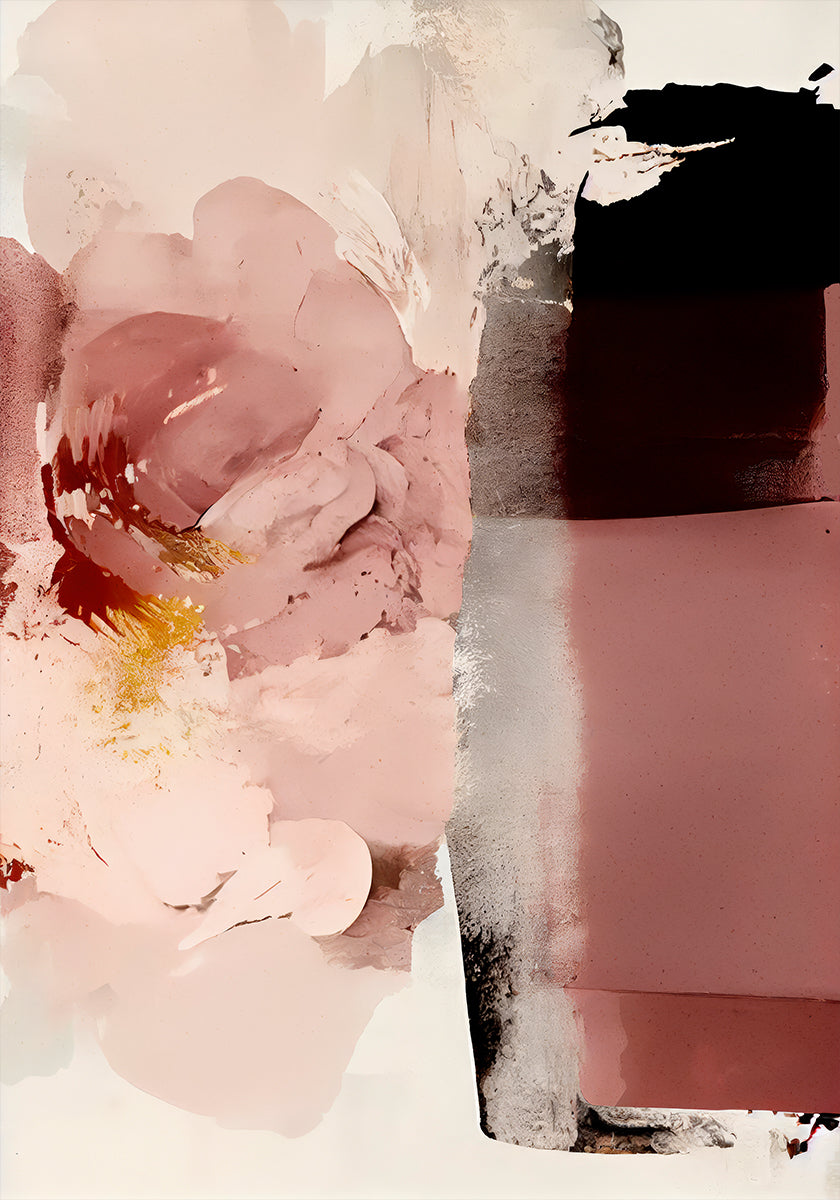 Abstraction des fleurs Poster