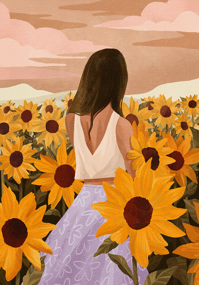 Soirées de tournesol Poster