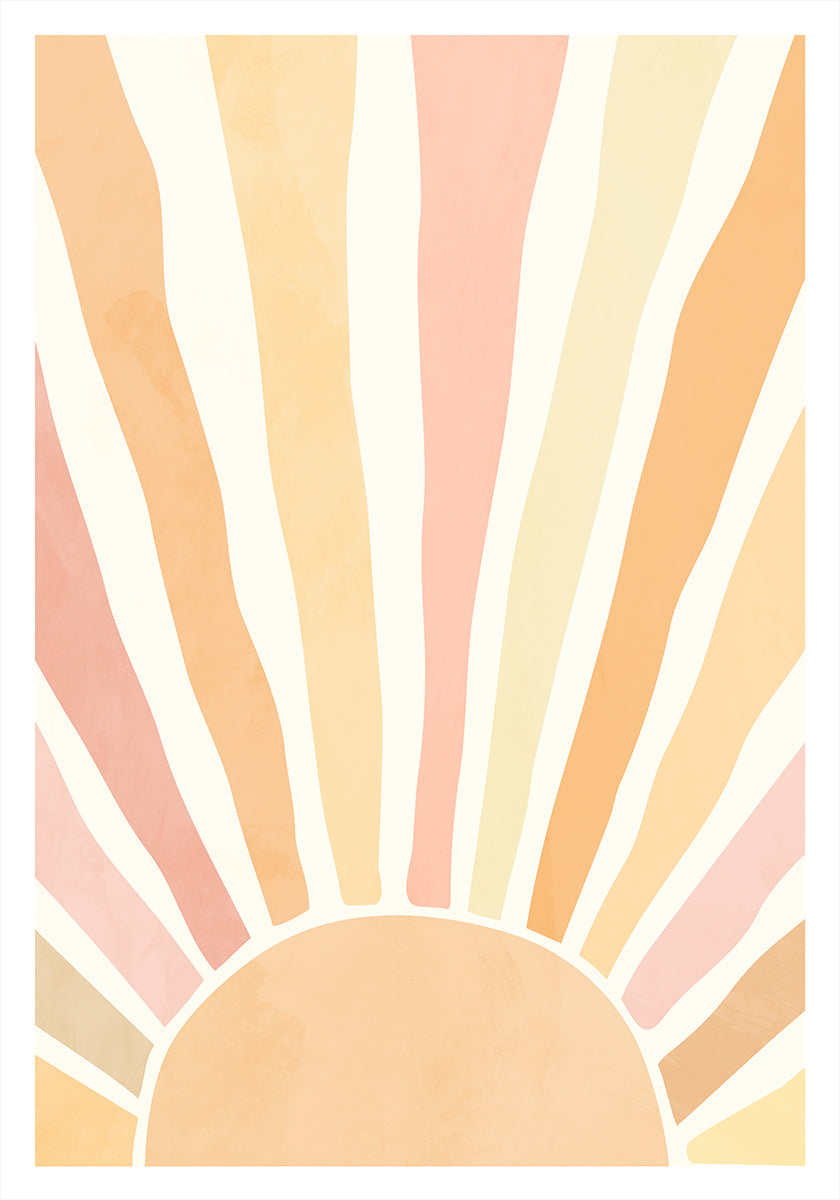 Lever de soleil bohème Poster