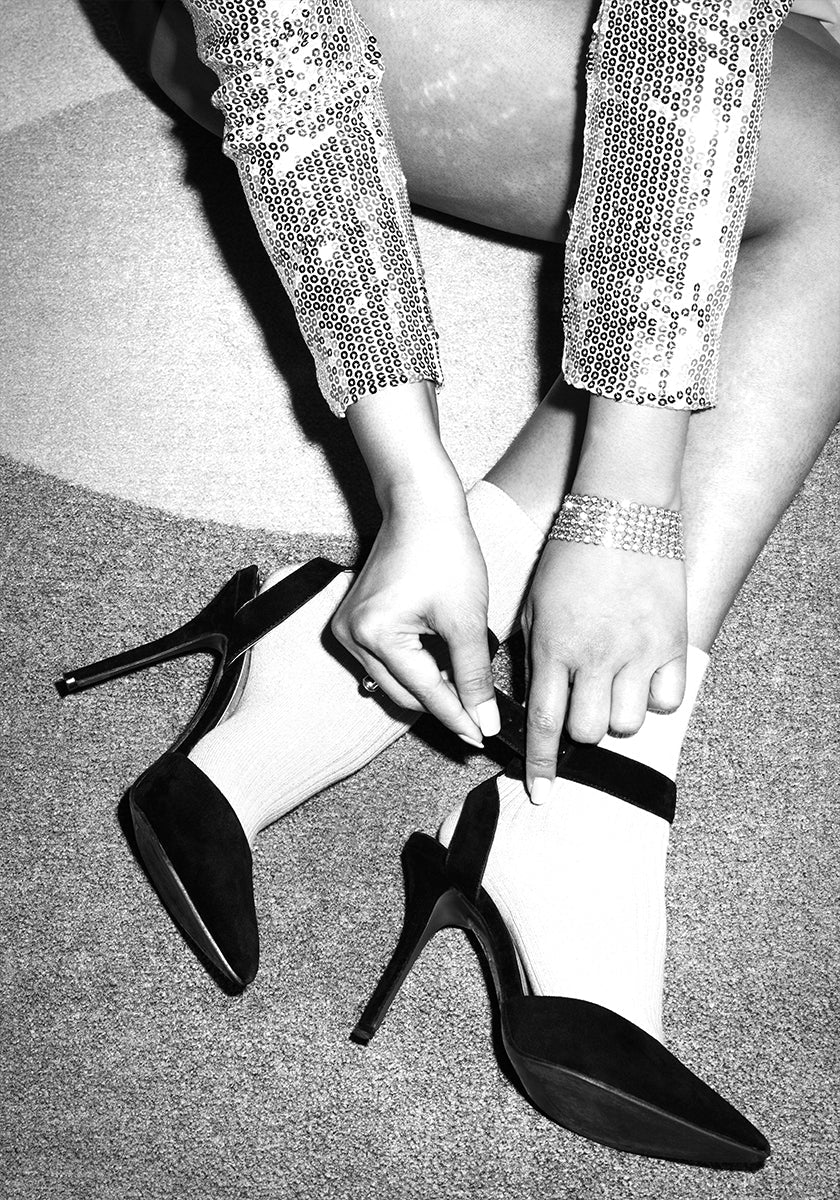 Disco Pieds N&B