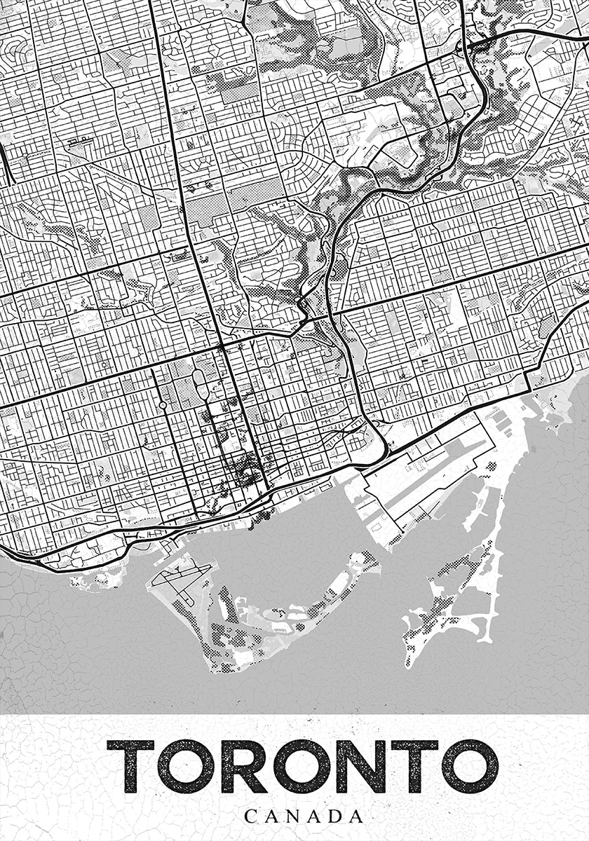 Toronto blanc Poster