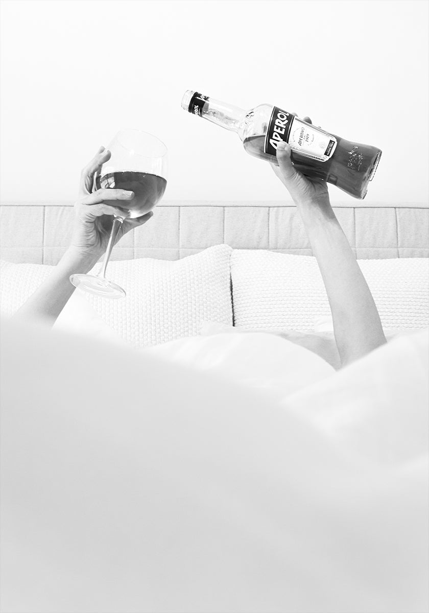 Aperol au lit N&B Poster