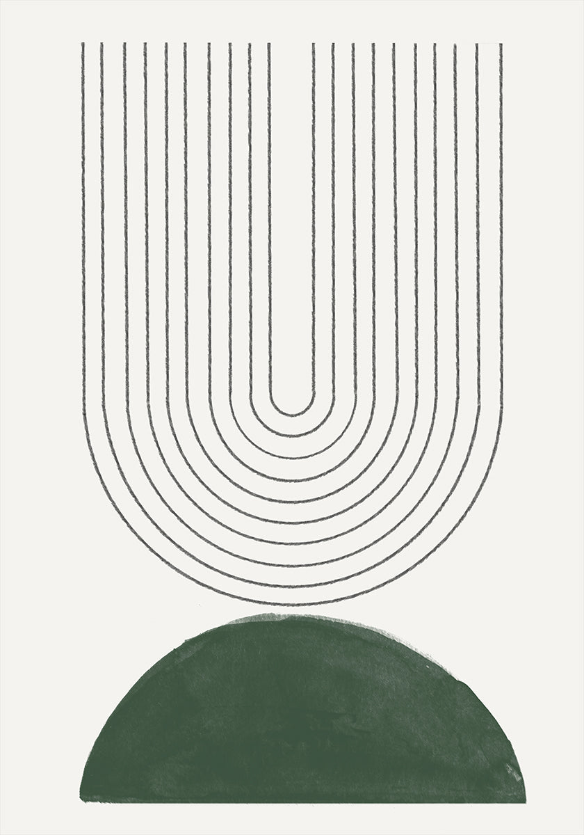 Vert du milieu du siècle moderne n°5