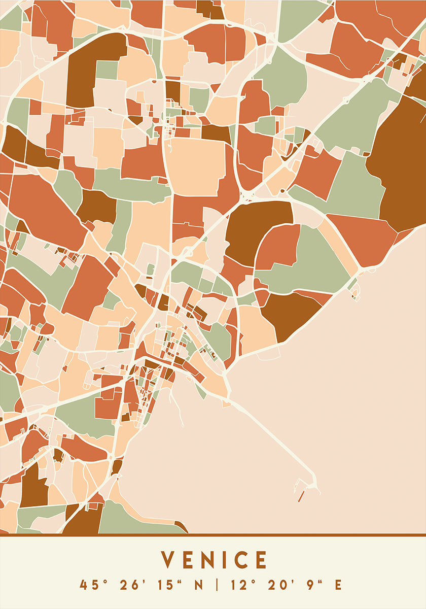 Cartes noires tons de terre 91 Poster