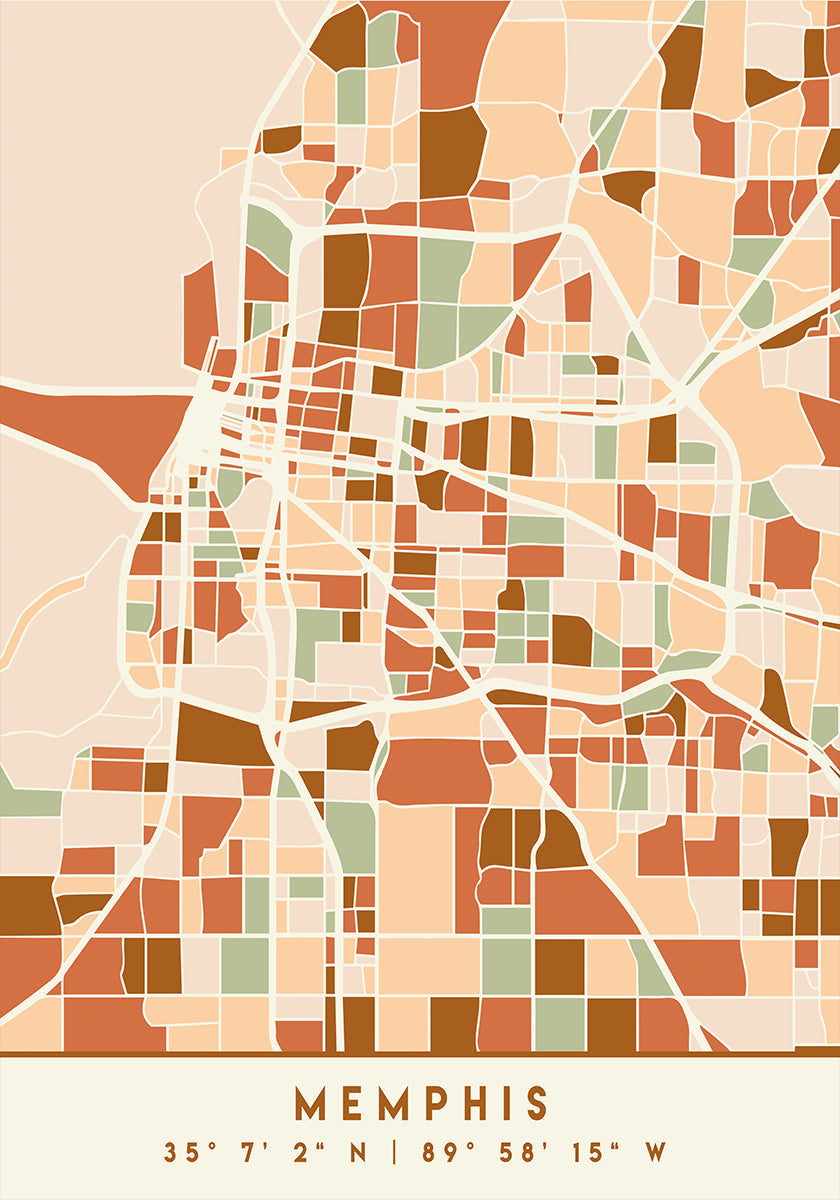 Cartes noires tons de terre 51 Poster