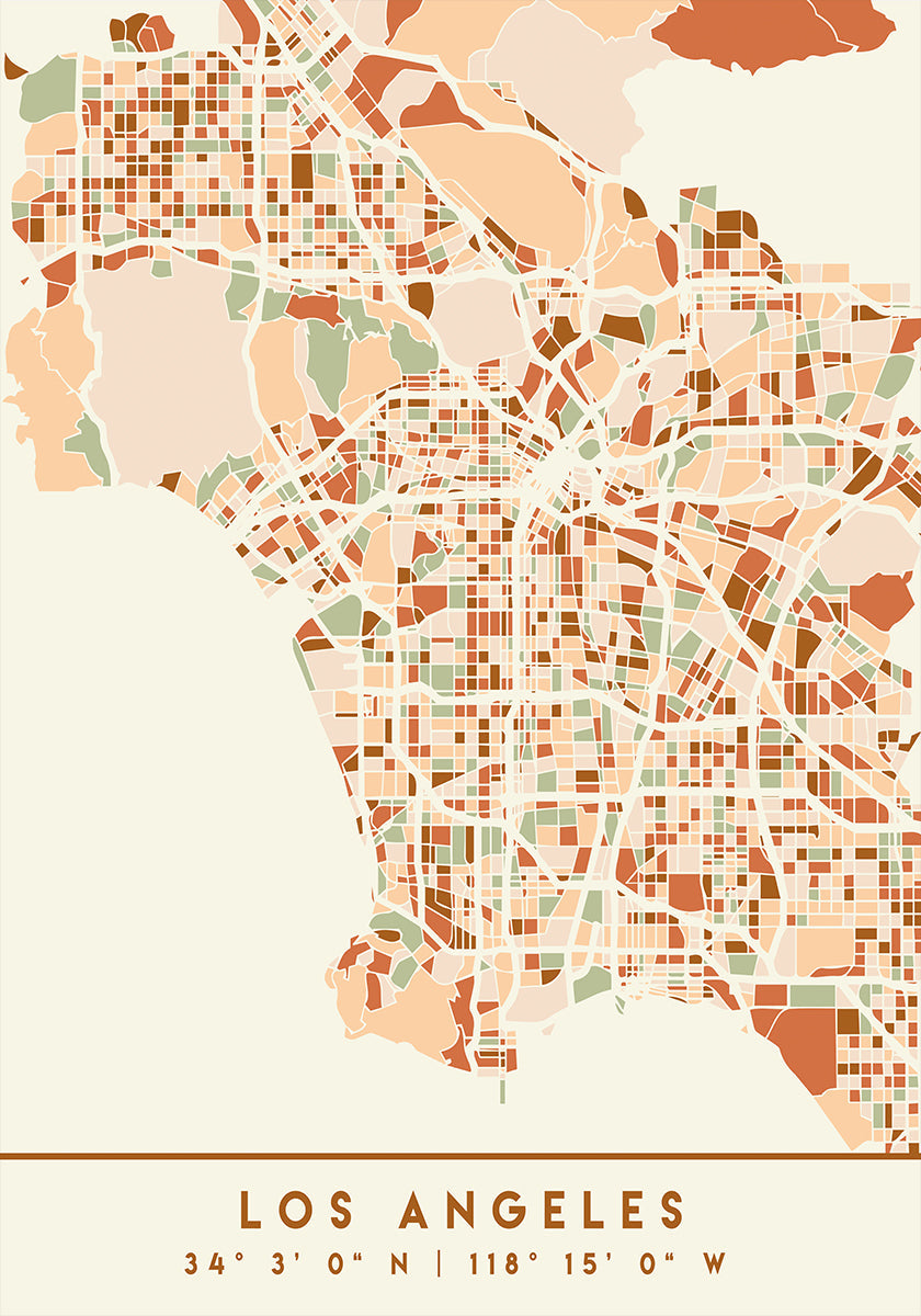 Cartes noires tons de terre 42 Poster