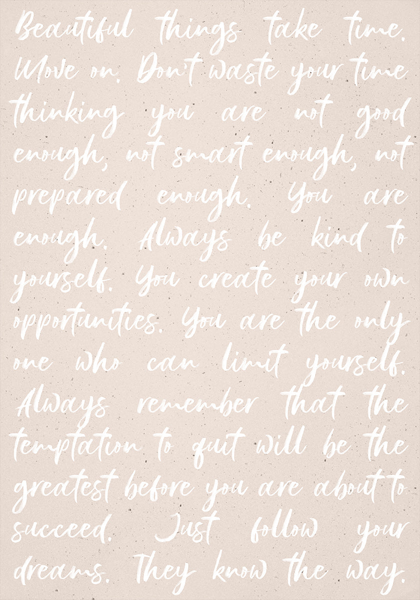 Citations de motivation Poster