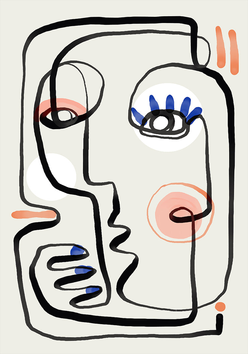 Femme avec du vernis à ongles Poster