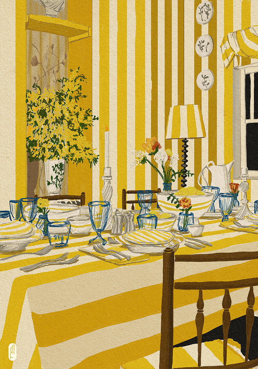 Affiche de portrait de salle de la semaine 30