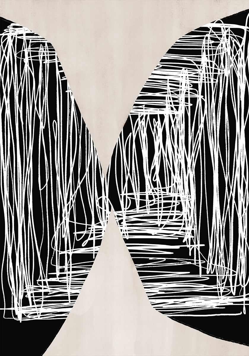 Labyrinthe monochrome
