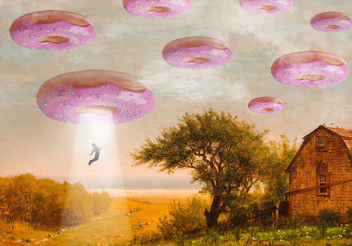 Invasion de beignets Poster