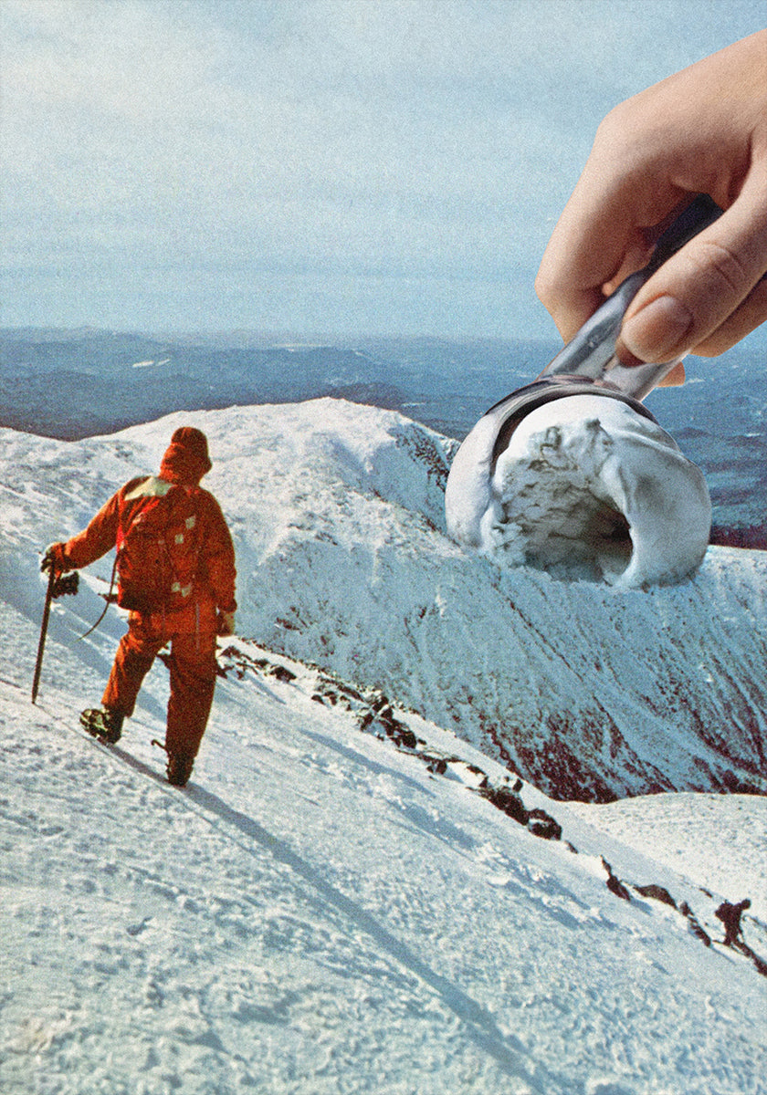 Ice Cream Mountain - Biscuits et crème Poster