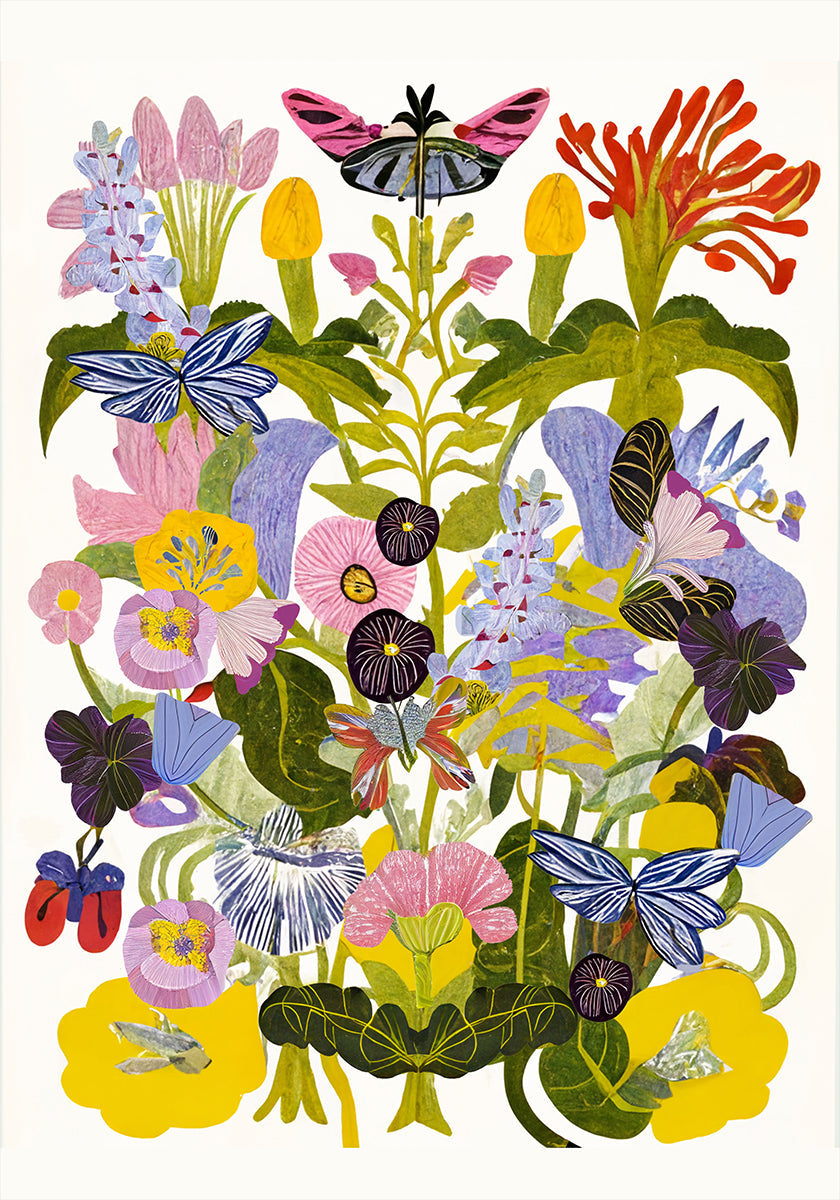Résumé floral d'automne