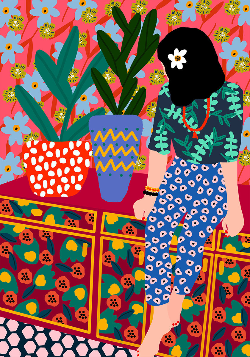 Fille hawaïenne