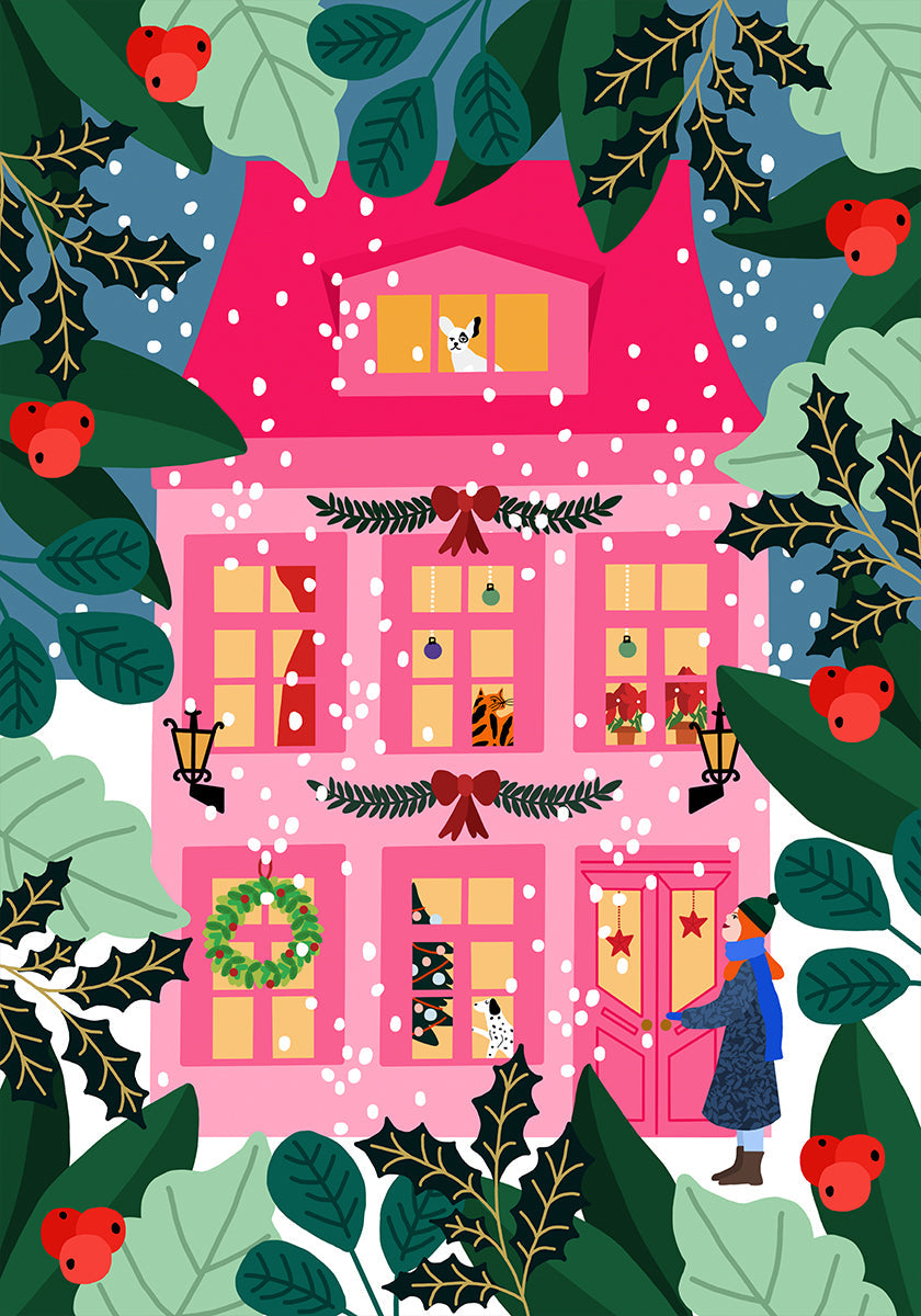 Affiche de décoration de Noël