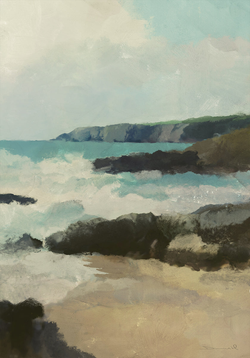 Plage rocheuse