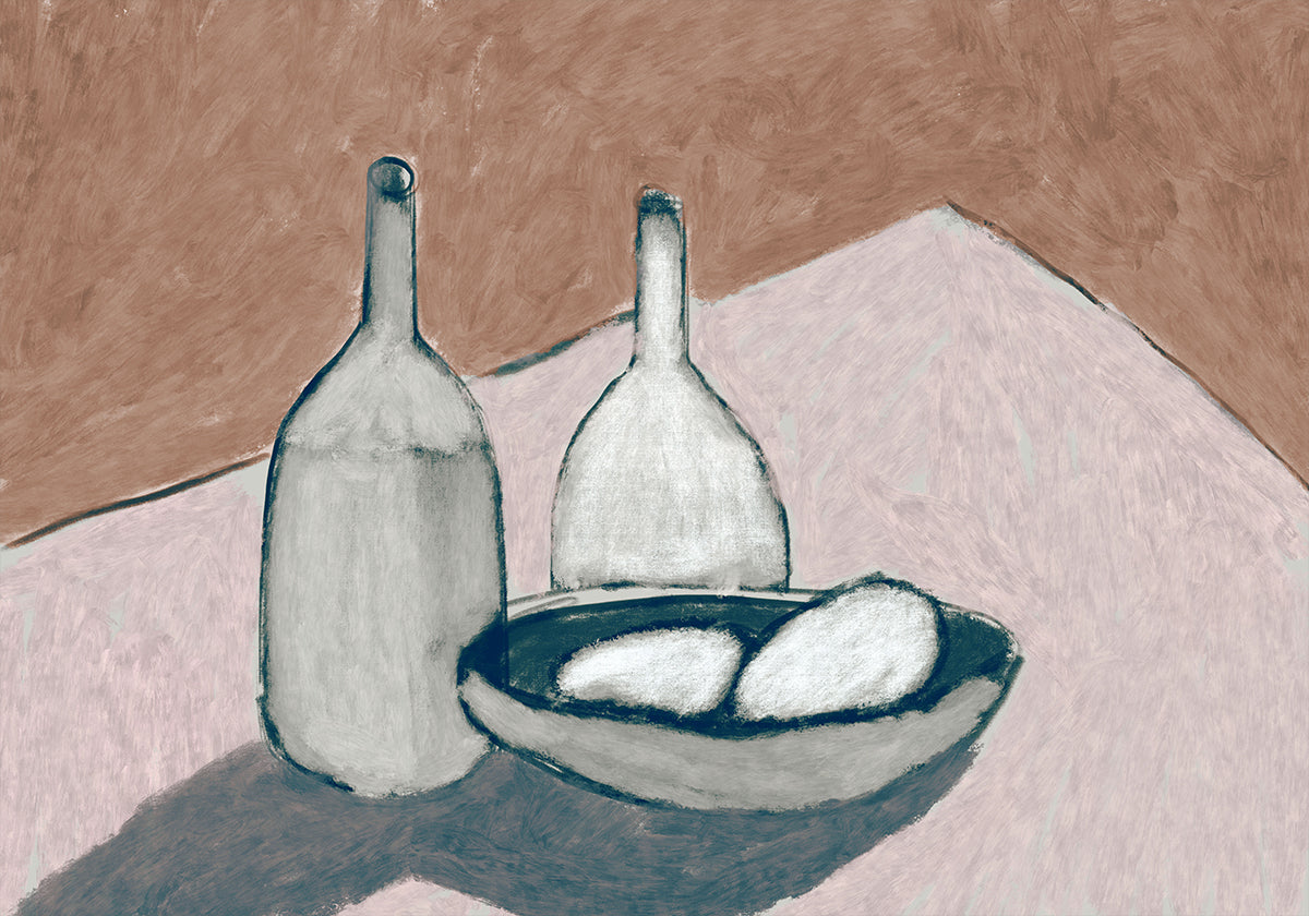 Affiche de bouteilles