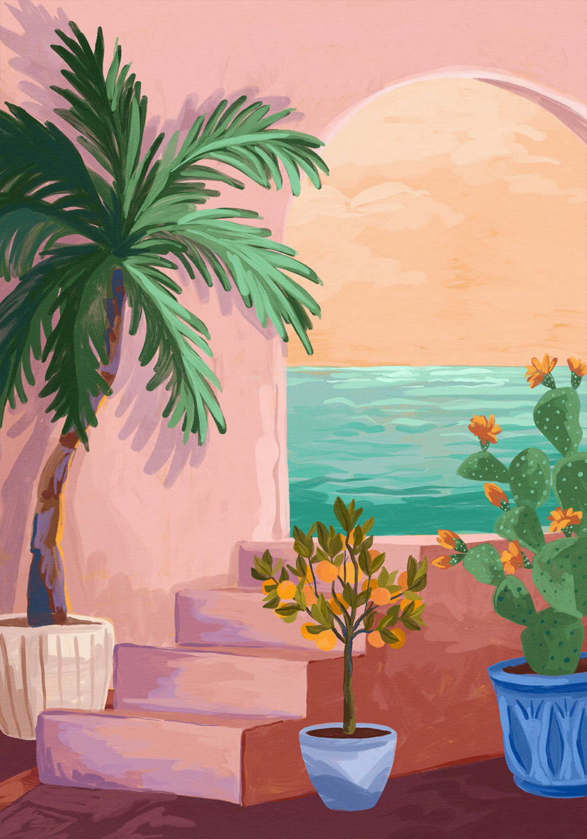 Escalier vers le paradis Poster