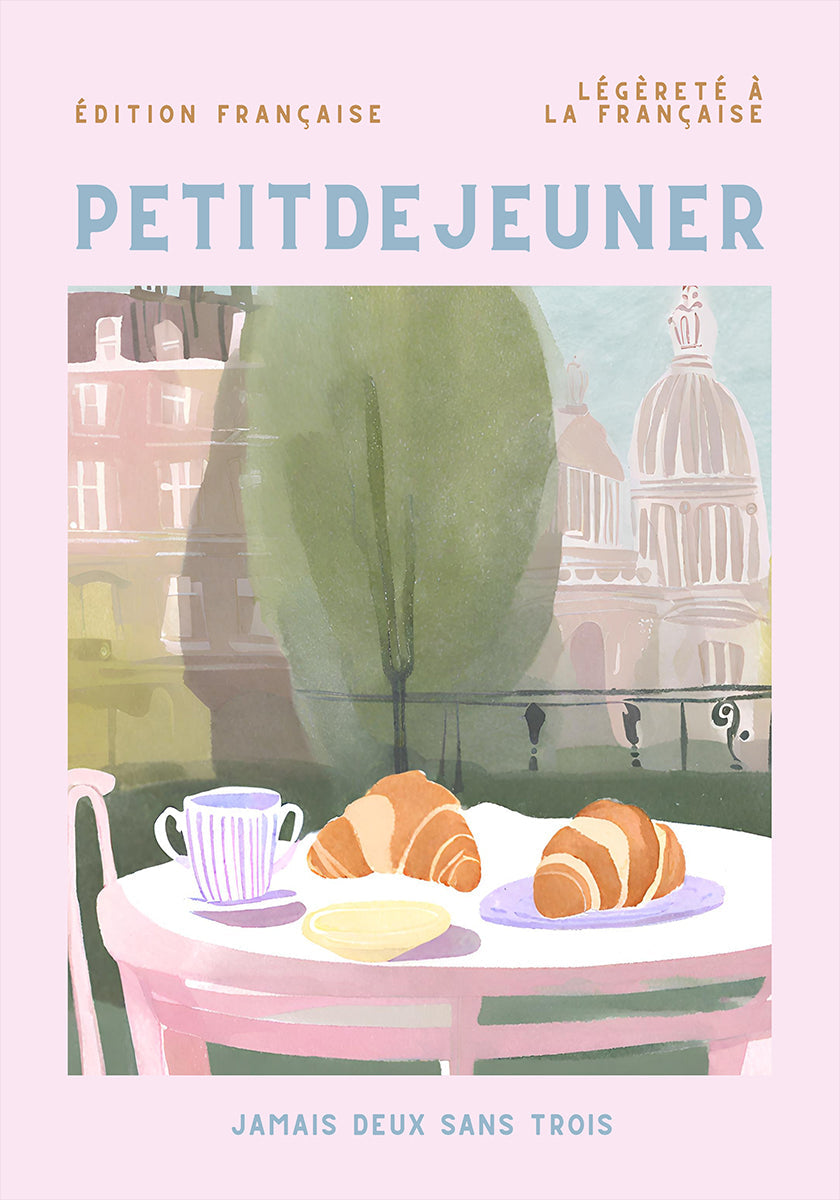 Petit Déjeuner, Croissants, Paris, Pastel