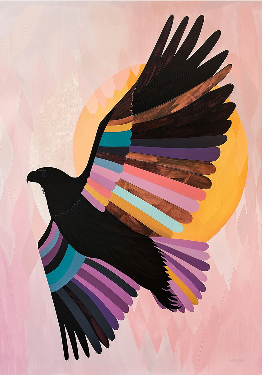 Oiseau éveillé Poster