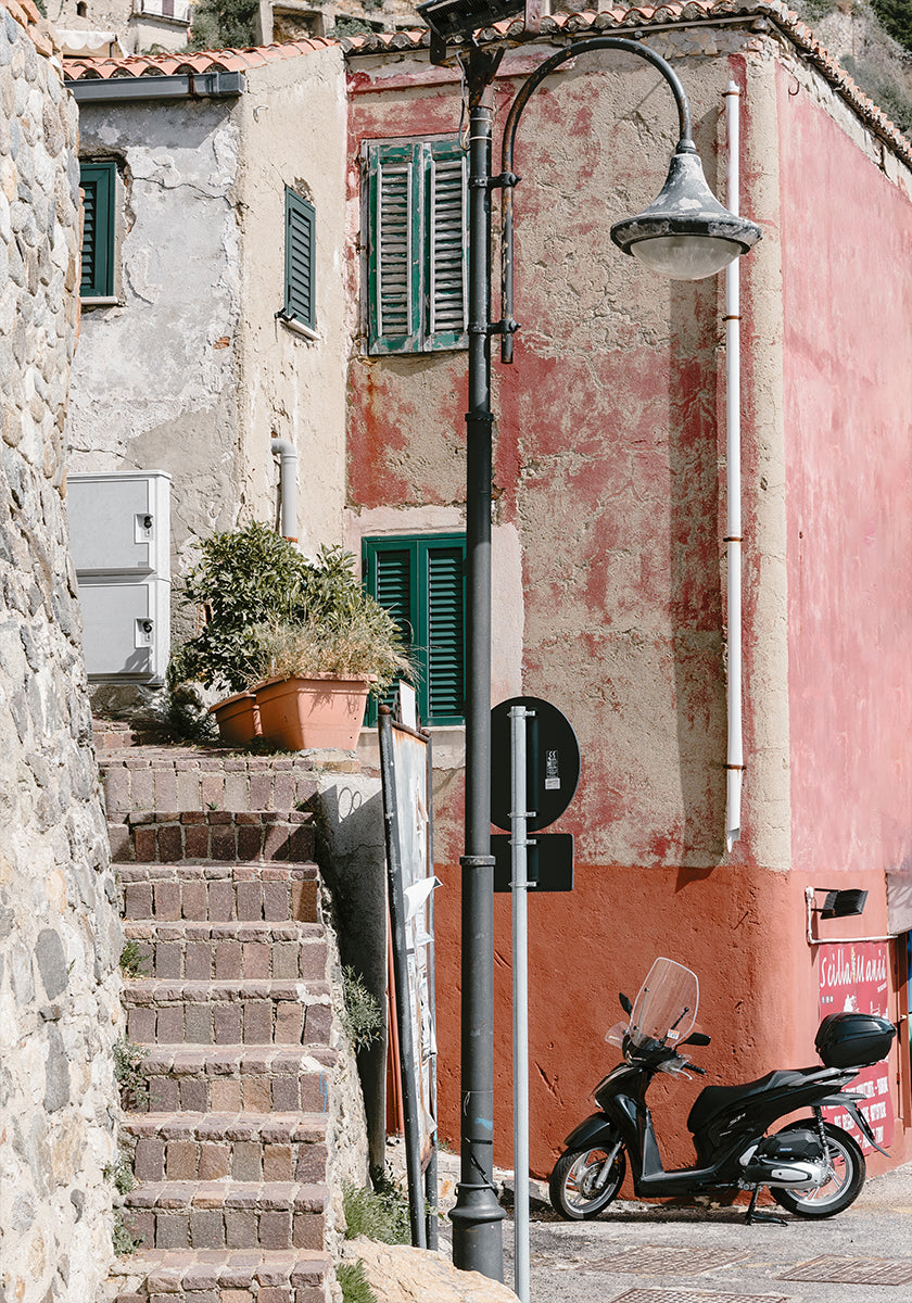 Scène de rue Scilla, Italie