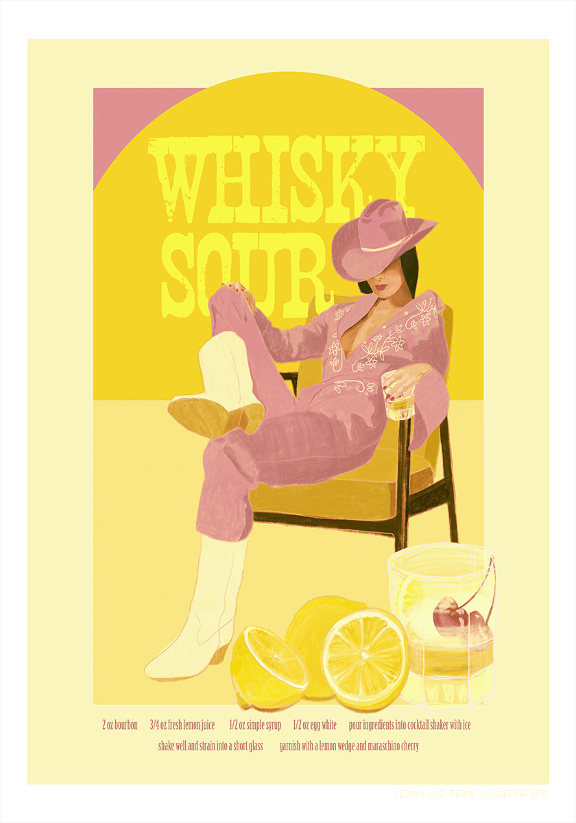 Jlr Whiskysour Rose Copie Poster