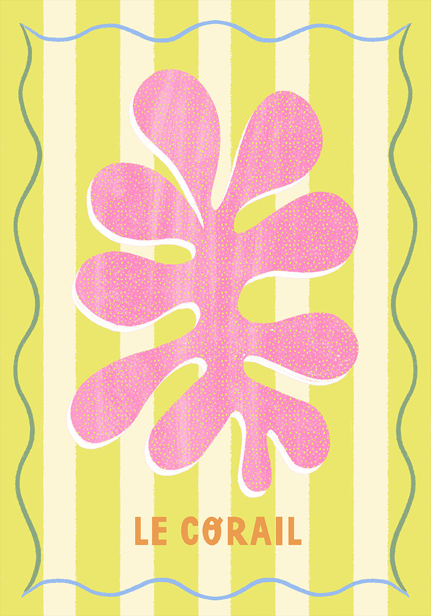 Le Corail Citron/Crème Poster