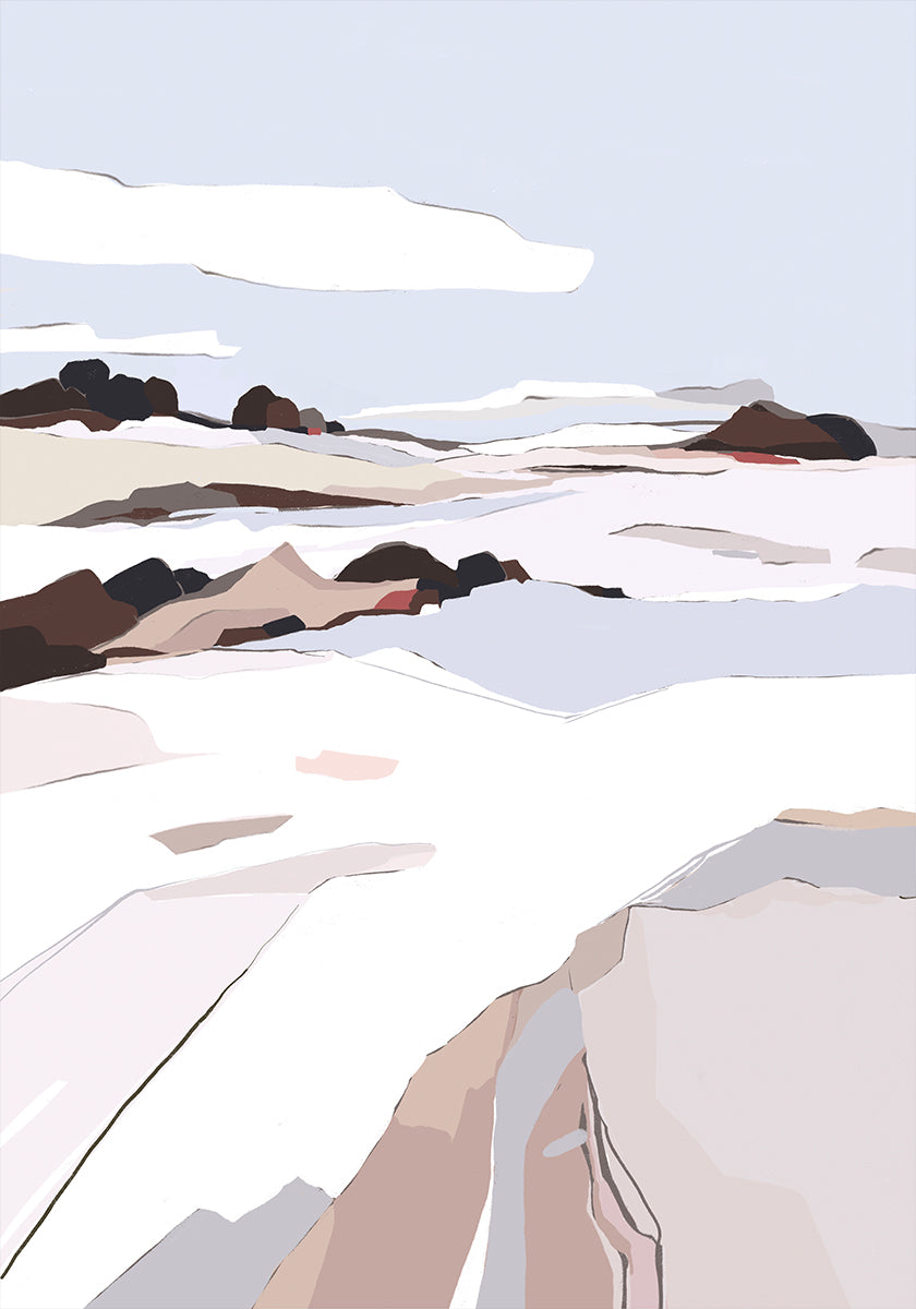 Vue givrée l Poster