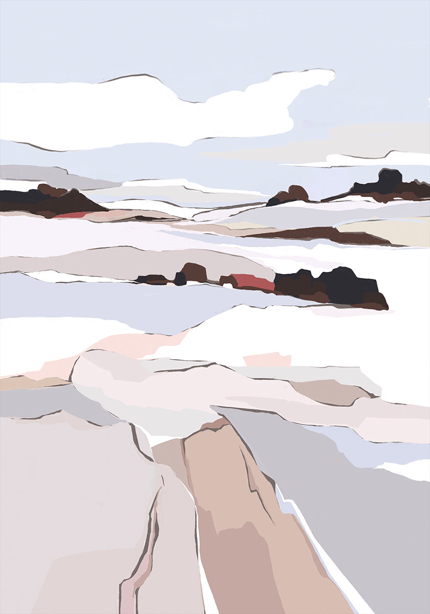 Vue givrée II Poster