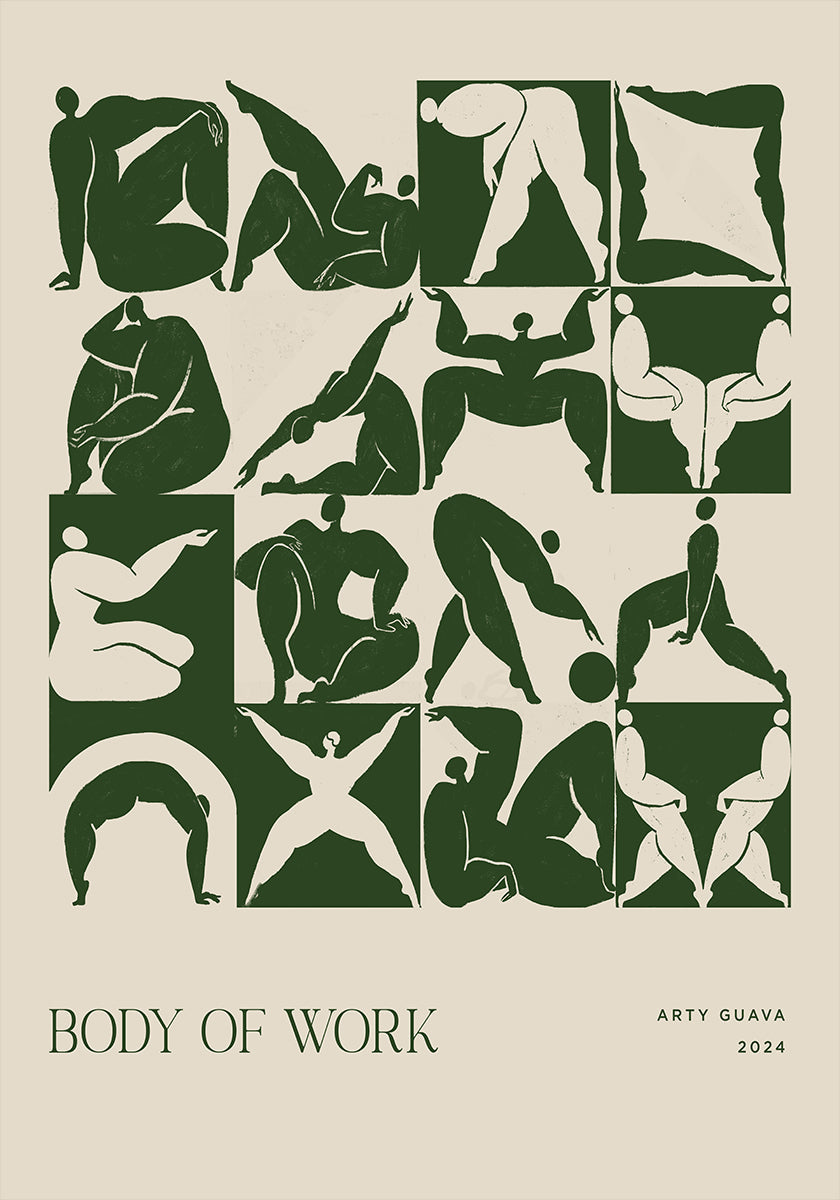 Corps de travail (forêt) Poster