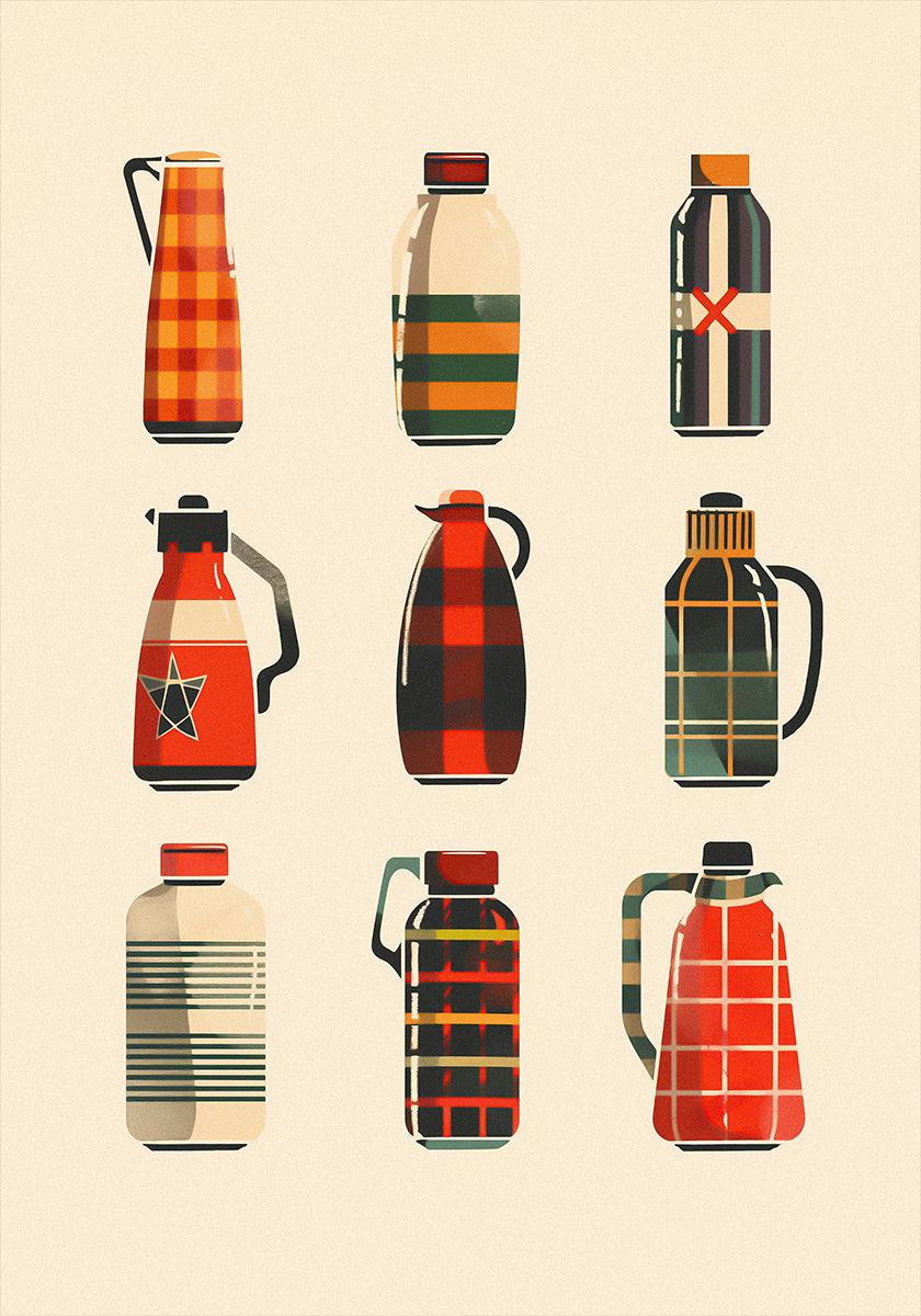 Impression Thermos Rétro