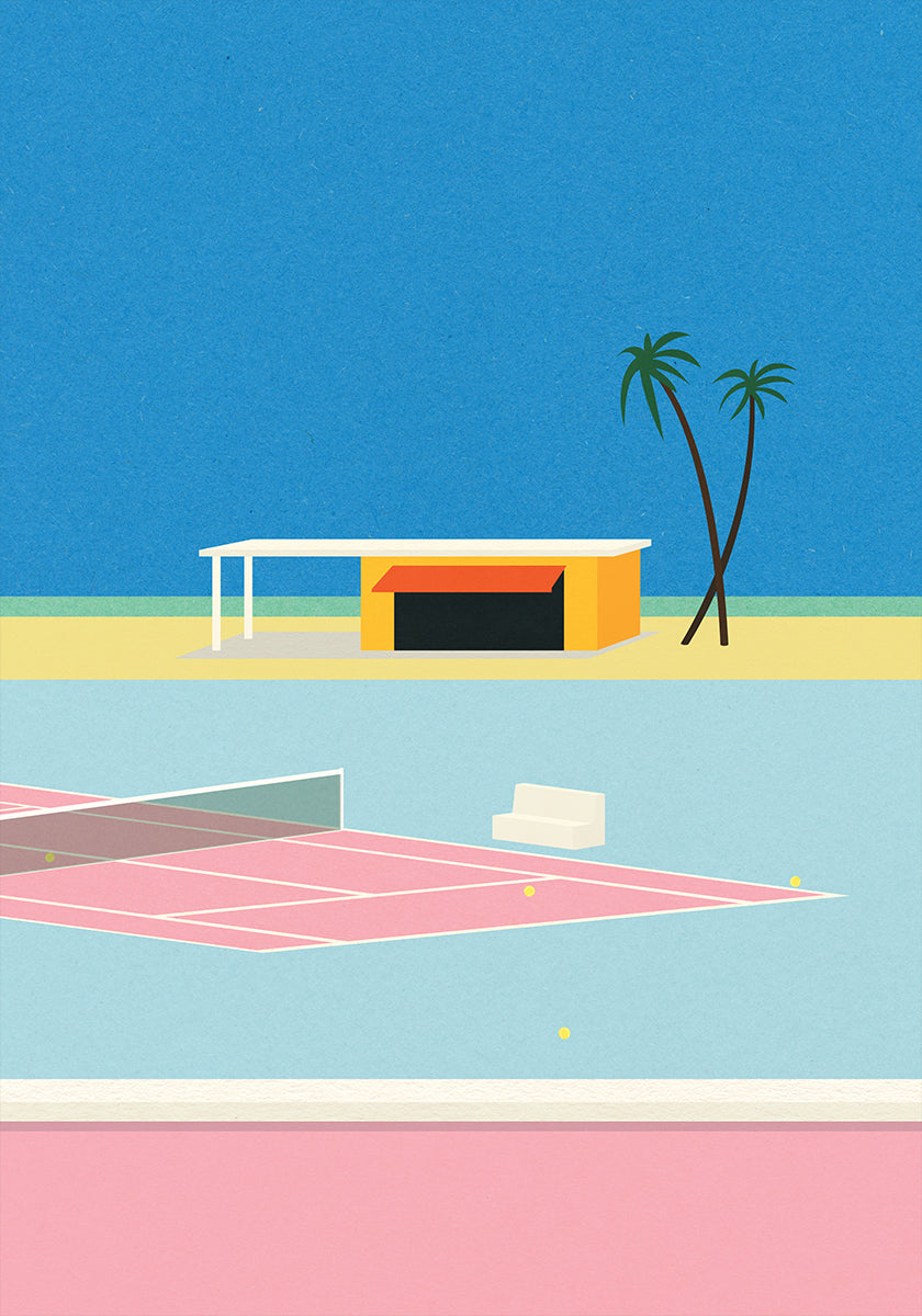 Tennis au bord de la plage