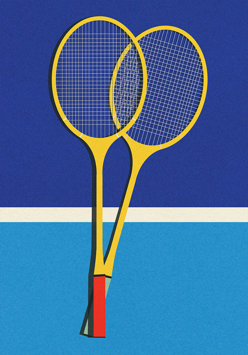 Raquettes de badminton en bois