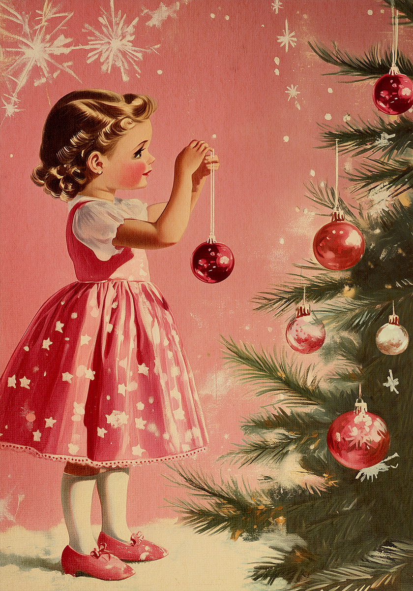 Fille avec des boules Poster