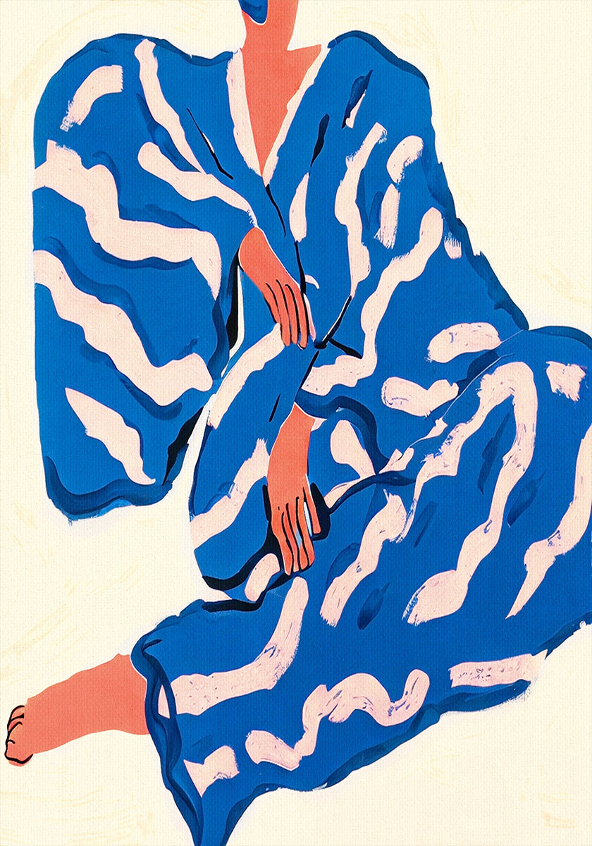 Portrait Indigoreverie Poster