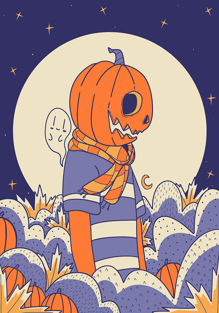 Citrouille et fantôme Poster