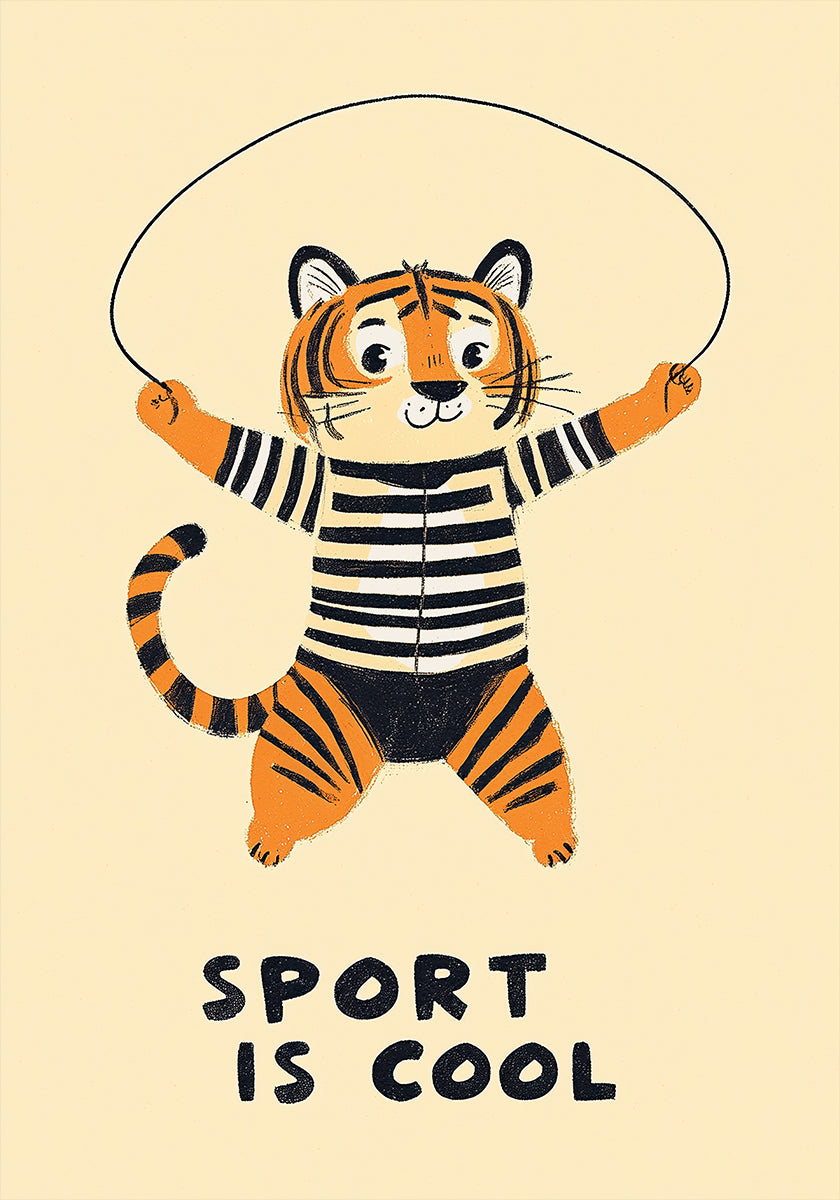 Saut du tigre amusant