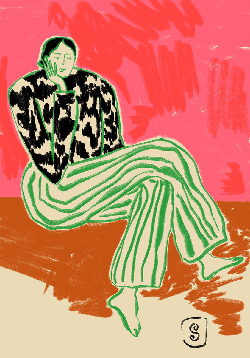 Portrait de femme calme