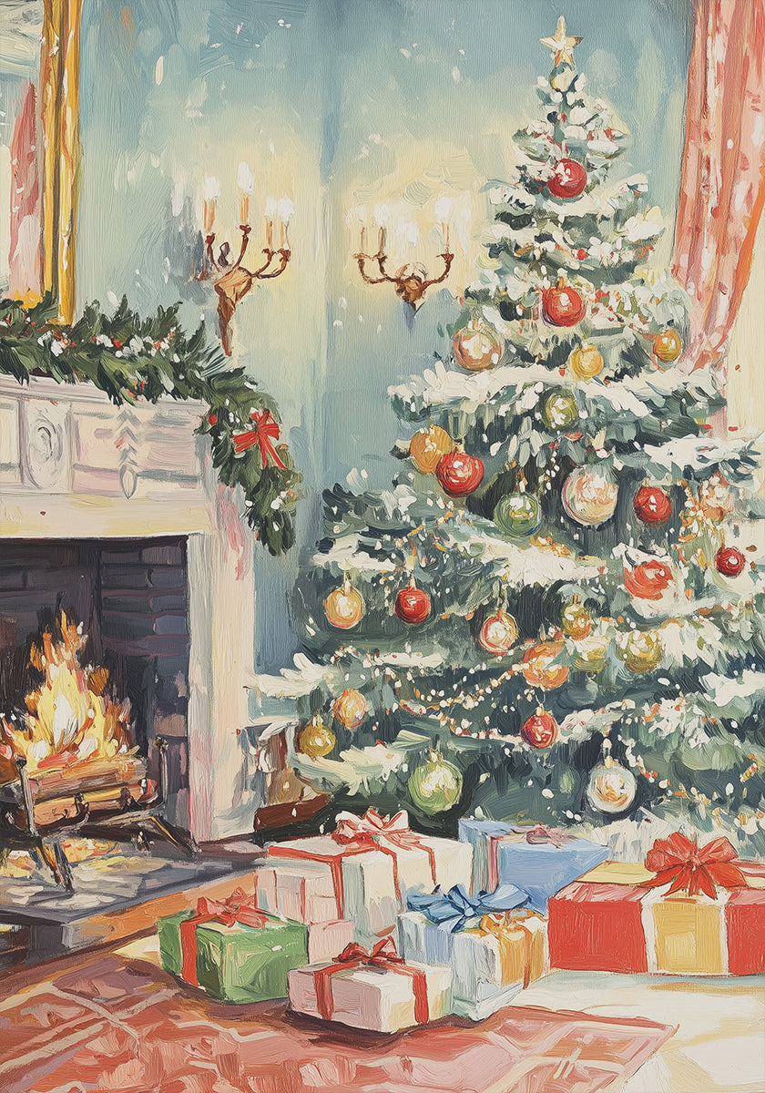 Affiche de salon de Noël