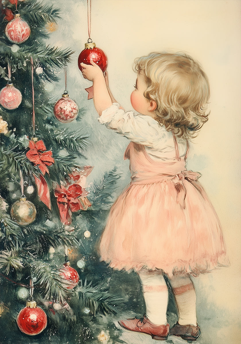 Jeune fille à la veille de Noël Poster