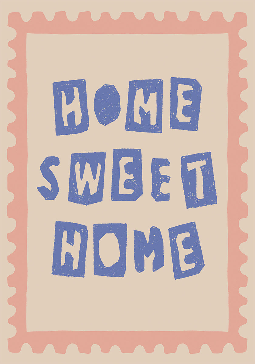 Home Sweet Home Typography (NEW) - Posterbox