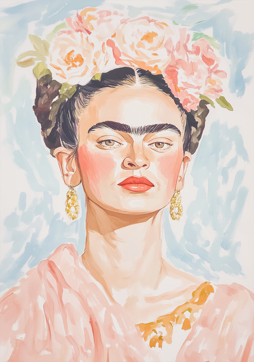Frida Couleur Pastel Poster