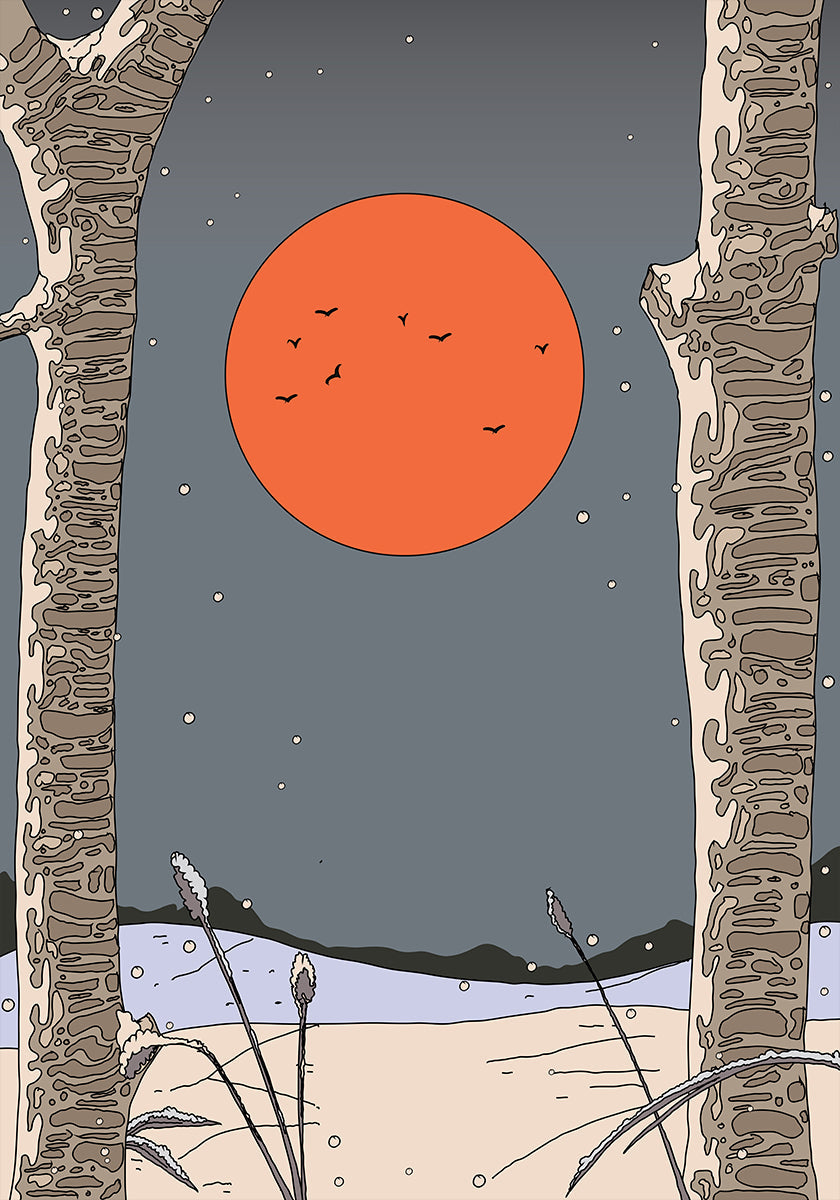 Paysage d’hiver Poster