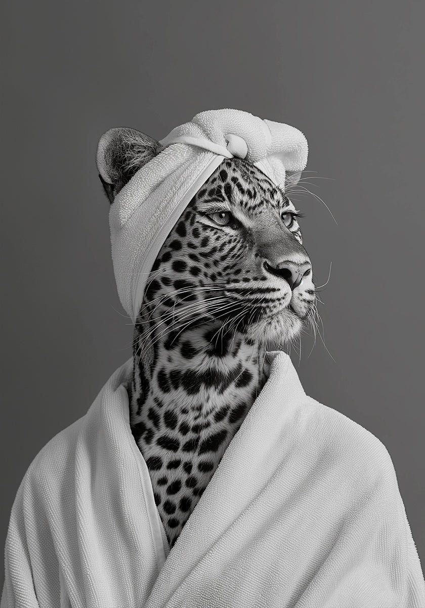 Journée Spa Lady Leopard Poster