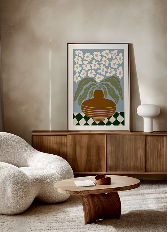 Retro Clay and Flower (NEW) - Posterbox