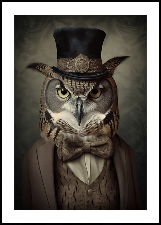 Owl Portrait (NEW) - Posterbox