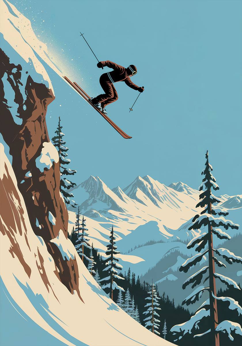 Saut à ski Poster