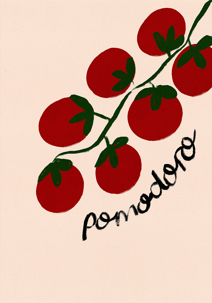 Pomodoro Tomate Cuisine italienne Poster