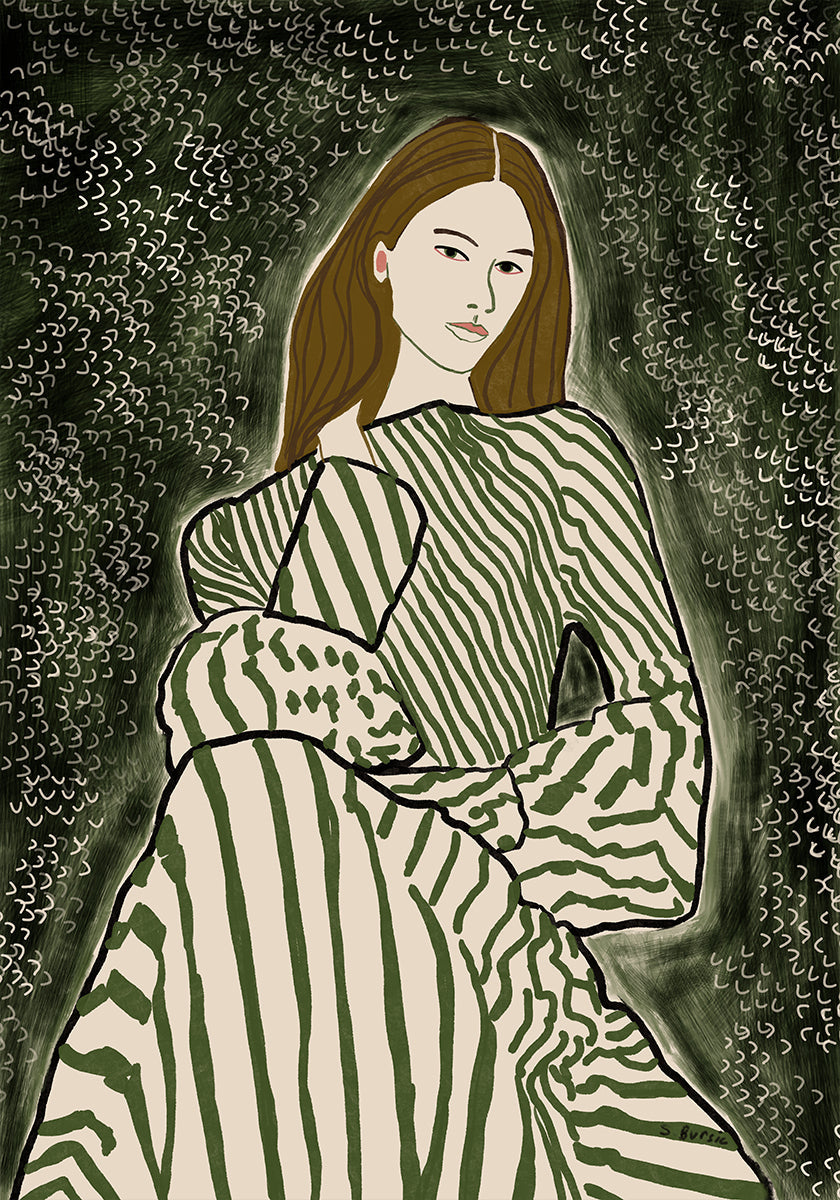 Femme assise