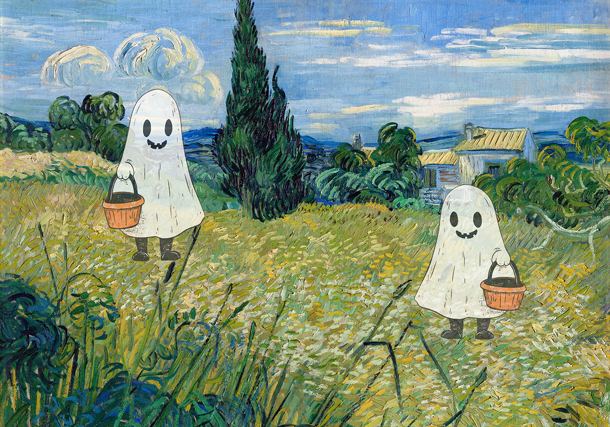 Paysage d'Halloween Poster